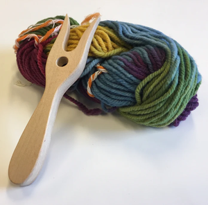 Tenedor de tejer Lucet de madera, herramientas de tejer Lucet, herramienta de trenza, tenedor de trenzado Lucet de costura, tenedor de punto de madera, juego de agujas de ojo grande - Product Image 3