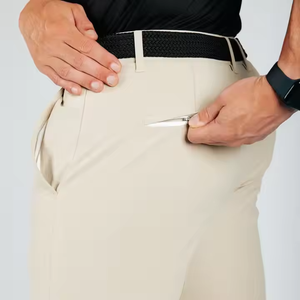 Nouveau pantalon slim pour hommes pantalon de couleur unie pantalon de golf pour hommes pantalon de golf extensible personnalisé à séchage rapide pour hommes - Product Image 6