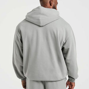 Sudaderas con Capucha Holgadas Personalizadas de Algodón/Poliéster GSM Pesado para Hombre, Sudadera de Alta Calidad, Sudadera con Capucha Extra Grande para Hombre - Product Image 2