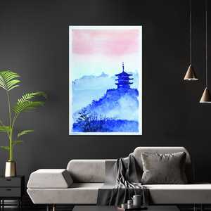 Affiche Temple Forest and Dawn pour décoration murale - Product Image 2