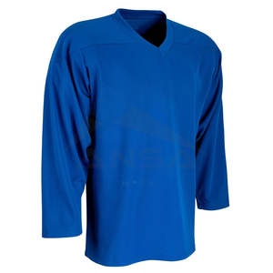 Jersey de Hockey Profesional para Hombre, Transpirable, de Poliéster, Malla Birdseye, Cuello en V, Diseño de Yugo Redondo, Mangas Anchas de Hockey - Product Image 5