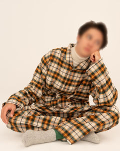 <b>Check</b> Design Women's Printed Satin Sleeping Suits All Season Wear Ultimate Coziness Sleeping <b>Pajama</b> Set Front Design Adults - Product Image 2