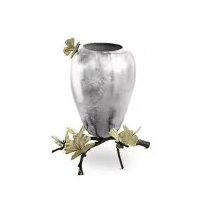 Gorges Fantaisie Fleur Vase Décor À La Maison Balcon Fleur Affichage Vase En Aluminium Fantaisie Nouveau Design De Luxe Décor - Product Image 2