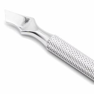 Empujadores de Cutículas de Acero Inoxidable con Mango de Madera, Doble Cara, Pulido Espejo, Acero Inoxidable, 13 cm, Empujadores para Arte de Uñas - Product Image 3