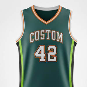 เสื้อบาสเก็ตบอลแบบซับลิเมชั่นสำหรับผู้ชาย ออกแบบกราฟิกทีมได้ตามต้องการ ผ้าตาข่ายทนทานสำหรับการเล่นระดับมืออาชีพ - Product Image 4