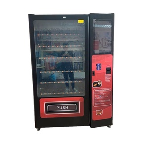 Nueva máquina expendedora automática comercial, aperitivos y bebidas, monedas/efectivo/tarjeta operada con función SDK, máquina expendedora usada - Product Image 1