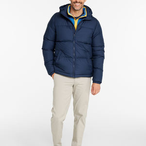 เสื้อแจ็กเก็ตขนเป็ดสไตล์คลาสสิกสำหรับทุกเพศ, เสื้อแจ็คเก็ตบุนวมกันลมสำหรับผู้ชาย - Product Image 4