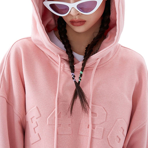 Venta al por mayor Sudadera con capucha en relieve-Hombre/Mujer, Oversize, Cordón, Logotipo personalizado, Impresión 3D térmica - Product Image 6