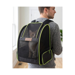 Large Size Premium <b>Cat</b> and Dog Carrier Hand <b>Backpack</b> for Cabin Transport Mesh Material with Sieve - Product Image 2
