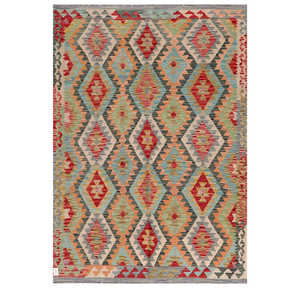 พรมกิลิม ไมมาณา อัฟกานิสถาน ขนาด 215 x 153 ซม. ชุดพรมปูพื้น - Product Image 1