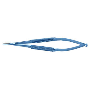 Pinzas Portaagujas Profesionales con Recubrimiento Azul, Portaagujas Micro Castroviejo Recto, Pinzas Portaagujas Quirúrgicas - Product Image 6