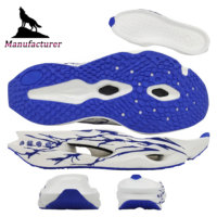 Suela para Calzado Deportivo Wolf Brand de E-TPU de Alto Rebote, Ligera y Duradera, con Entresuela de TPU para Zapatillas de Competición