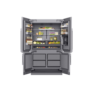 Refrigerador DACOR DRF487500AP de 48 Pulgadas con Puertas Francesas, Acero Inoxidable, Panel SteelCool, Compacto, Eléctrico, Sin Escarcha, Usado - Product Image 2