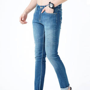 Venta en línea al por mayor cómodo de calidad superior de los hombres pantalones vaqueros ligeros pantalones vaqueros para los hombres - Product Image 2