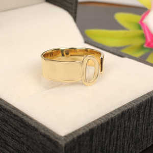 Vente en gros de bague en argent sterling 92.5 avec nom initial romantique HipHop géométrique animal pierre précieuse plaqué rhodium incrustation 4 grammes - Product Image 6