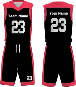 Uniforme de basket-ball léger pour adultes Style unique Couleur unie Haute qualité Ensemble grande taille respirant - Product Image 3