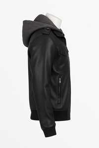 Abrigo de Cuero Personalizado de Alta Calidad, Abrigos de Cuero Cálidos para Hombre, Chaquetas de Invierno, Chaquetas de Moda - Product Image 4