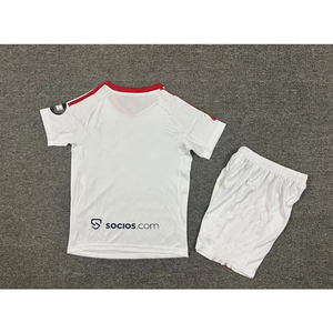 Conjunto de Camiseta de Fútbol Personalizada de Tailandia para Niños, Estilo <span class=keywords><strong>Sevilla</strong></span>, Color Rojo, Tallas 25 y 26 - Product Image 2