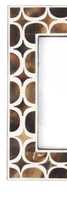 Cadre photo pliable en bois de luxe avec incrustation d'os et impression UV, motif floral indien, idéal pour salon et bureau – Meilleures ventes