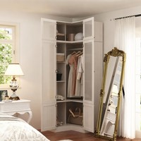 Commode triangulaire moderne en bois massif pour chambre à coucher en ardoise à vendre Commode d'angle personnalisée pour la maison