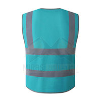 Chaleco de Seguridad para Trabajo en Carretera, Clase 2, Alta Visibilidad, Ligero, Transpirable y de Secado Rápido para Hombre, con Logotipo Personalizado
