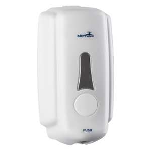 Dispenser da parete per sapone in contenitore 't-Small Ref White' - Product Image 1