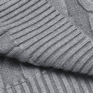 Alta calidad al por mayor de alta calidad de poliéster de alta calidad de color sólido suéter de los hombres de cuello redondo suéteres Casuales - Product Image 5