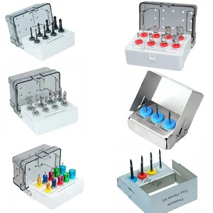 Kit de positionnement de guide de forets d'implant Collecteur d'os Kit de forets à trépine Pilot Pioneer Drill Set dentaire instruments chirurgicaux - Product Image 1