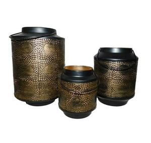 ที่แขวนไฟโลหะแบบแขวนเคลือบเงาโบราณ,ที่ใส่ชาแบบโลหะของตกแต่งแบบกำหนดเองได้ - Product Image 1