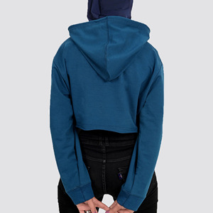 Premium Quality <b>Cropped</b> Hoodie Spring Ladies Crop <b>Top</b> Drawstring Hoody Fitness <b>Cropped</b> <b>Top</b> Hoodies Set Women Wholesale - Product Image 6