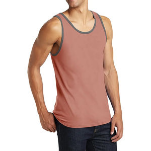 Custom Logo Ribbed-Gym Tank Tops Custom Singlets-Men's Sports Tank Tops USA-Size Stretchable-Men's Tank Tops - Product Image 1