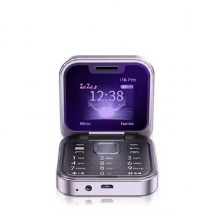 Teléfono con tapa Sower I16 Pro, pantalla de 1.77 pulgadas, doble SIM GSM, con ranura para tarjeta de memoria, para usuarios mayores - Product Image 3