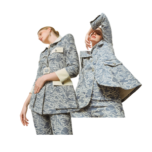 Traje de chaqueta para mujer Buen precio Diseño de lujo minimalista sostenible Marca de moda Embalaje personalizado Fabricante de Vietnam - Product Image 2