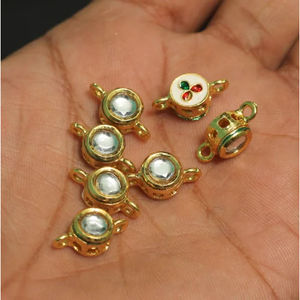 ตัวเชื่อมต่อ meenakri kundan โลหะผสมทองหรูหรามาใหม่ - Product Image 1