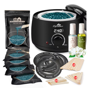 Rất khuyến khích sản phẩm sang trọng chuyên nghiệp nhà Mini sáp ấm hơn kit tẩy lông - Product Image 1