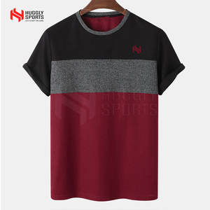 T-shirt tinta unita per uomo comode taglie forti abbigliamento da uomo Casual t-shirt a prezzo ragionevole - Product Image 1