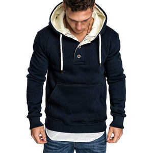 100% coton surdimensionné pull à capuche hommes survêtement avec des fabricants de prix abordables Logo personnalisé poids lourd de haute qualité ensemble - Product Image 3