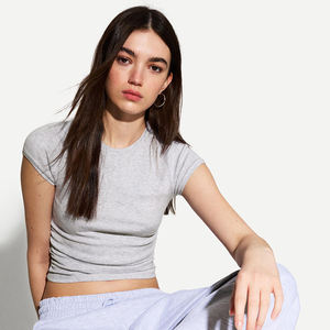 Camiseta de mujer, venta al por mayor, alta calidad, entrega rápida, compra, embalaje personalizado informal - Product Image 6