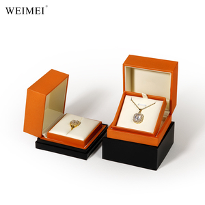 WEIMEI-Joyero de Cuero Sintético de Lujo para Pulsera, Caja de Joyería con Logotipo Personalizado, Embalaje de Joyería de Marca - Product Image 5