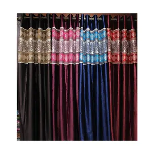 Premium Quality Polyester Fabric Vibrant Oppo Floral Pattern Designer Multi-color Curtains Neelkamal Wholesale Supplier