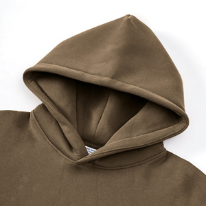 Sudaderas con capucha de fábrica 100% Jersey de algodón French Terry Classic Fit Liso Sudaderas con capucha Bordado personalizado logo Sudadera con capucha Sudaderas - Product Image 6