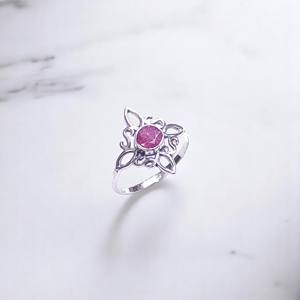 Anillos Boho de Plata de Ley 925 con Piedras Semipreciosas Naturales, 1.9 Gramos, Joyería Fina, Hermoso Diseño Hecho a Mano, Anillos de Plata 925 - Product Image 3