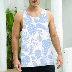 Digital Printing Tanktop Rib Sleeveless 100% Cotton <b>Singlet</b> <b>Mens</b> Blank Solid Vest <b>Men</b> Fitness Tank Top Workout Gym Shirt - Product Image 6