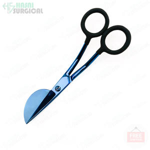 High Quality Product Applique Scissors Polish Finished Curved Handle Paddle Shaped Blade Duckbill Stainless Steel by Hasni S - Product Image 4