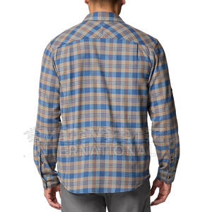 Camisas de franela ajustadas para hombre 100% algodón corte moderno suministro directo de fábrica de proveedor de camisas de franela a granel - Product Image 3