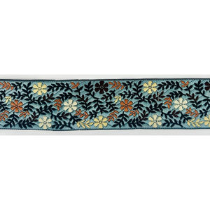 Ruban jacquard de style ethnique, motif ondulé, broderie tissée, ceinture, bande de bordure en chevrons pour la décoration de chapeaux et de sacs, en stock - Product Image 4