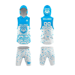 Conjuntos de Camiseta y Pantalones Cortos de Fútbol 7v7 con Diseño Personalizado por Sublimación, Uniforme de Equipo Masculino, Ropa Deportiva Transpirable 100% Poliéster - Product Image 1