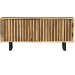 Solid <b>Rustic</b> <b>Wooden</b> TV Stand & Media Console Open <b>Shelving</b> with Hinged Storage Farmhouse-Hospital Style for Home Furniture Use - Product Image 1