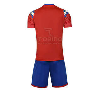 Tenue de football tendance, nouvelle arrivée, meilleure qualité, nouveau style, manches courtes, respirante, 100% polyester, personnalisable - Product Image 2