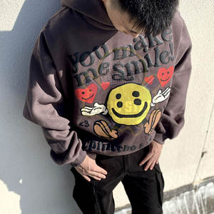 Fabricación profesional nuevo estilo Puff impresión sudaderas al por mayor de alta calidad Puff impresión sudaderas con capucha - Product Image 3